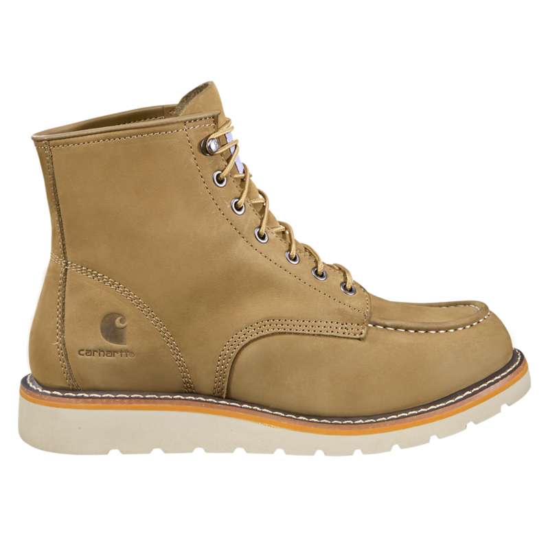 Carhartt  Khaki 6" Moc Toe Wedge Boot
