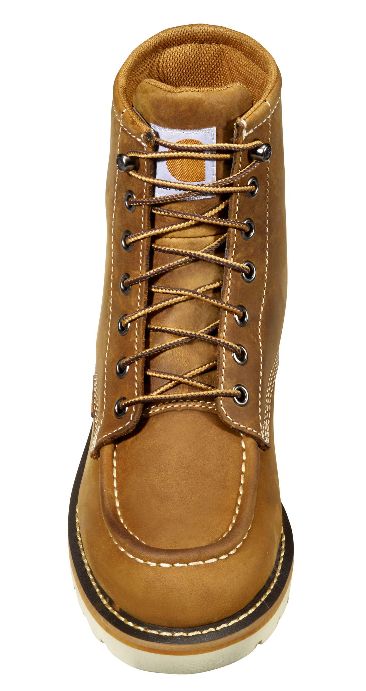 Женские ботинки Carhartt Waterproof 6" Moc Steel Toe Wedge Work, цвет: Коричневый — фото 2