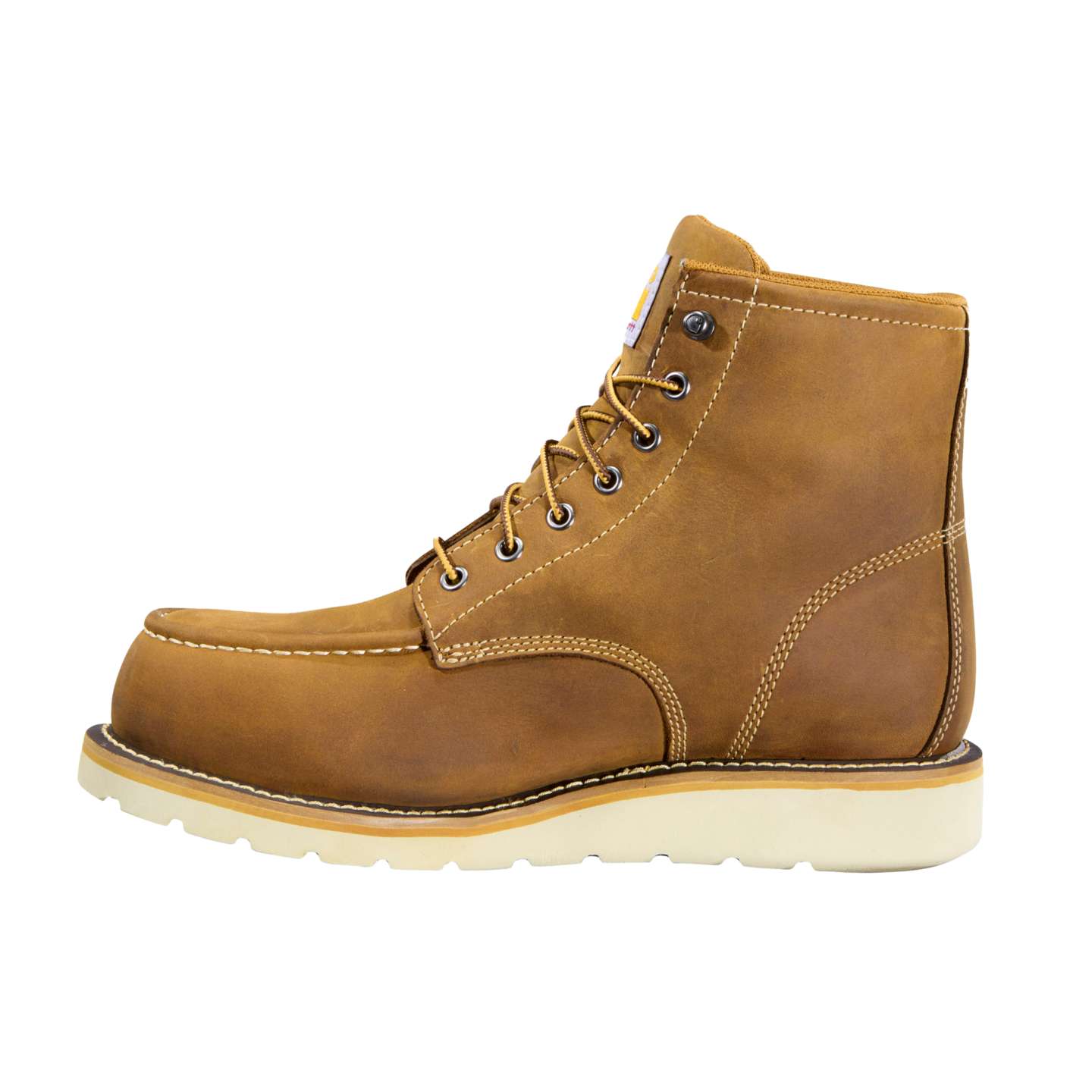 Мужские ботинки Carhartt 6" Waterproof Moc Nano Toe Wedge Work, цвет: Коричневый — фото 3