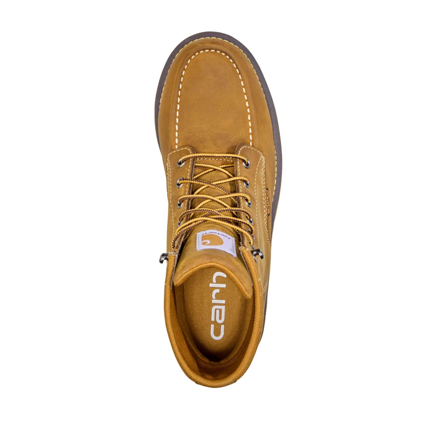Мужские ботинки Carhartt 6" Waterproof Moc Nano Toe Wedge Work, цвет: Коричневый — фото 5