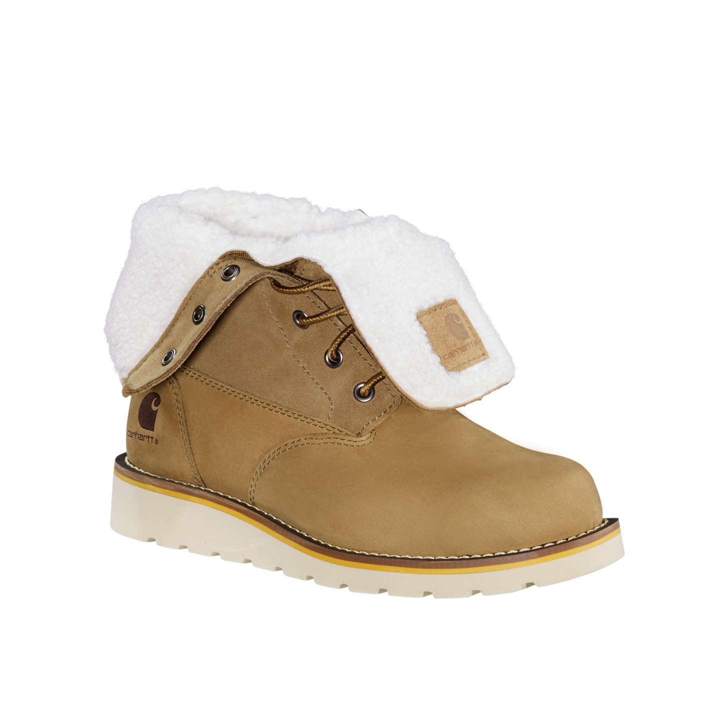 Женские ботинки Carhartt 8" Waterproof Insulated Wedge Fold Down Winter Boot, цвет: Hickory — фото 1