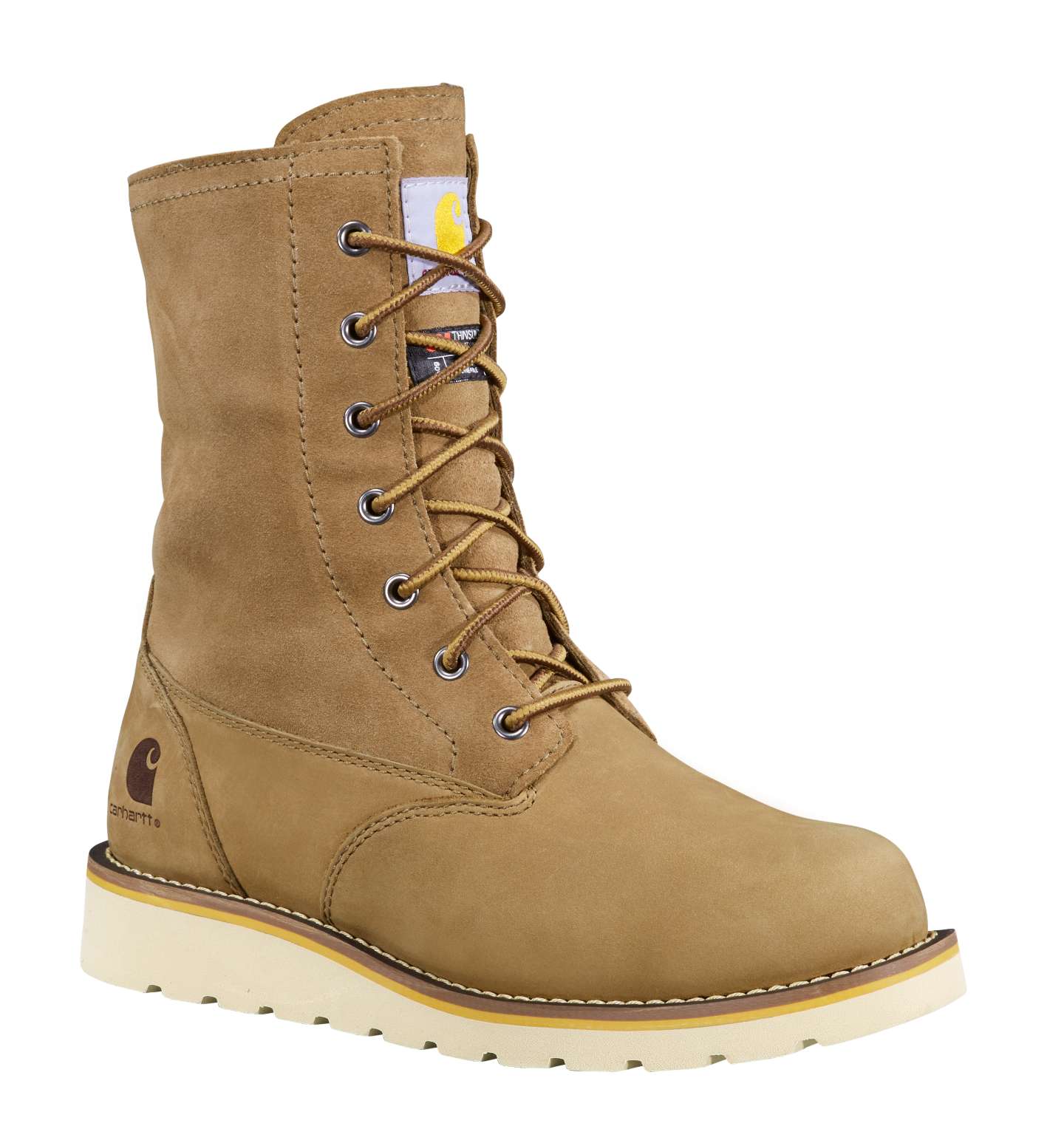 Женские ботинки Carhartt 8" Waterproof Insulated Wedge Fold Down Winter Boot, цвет: Hickory — фото 2