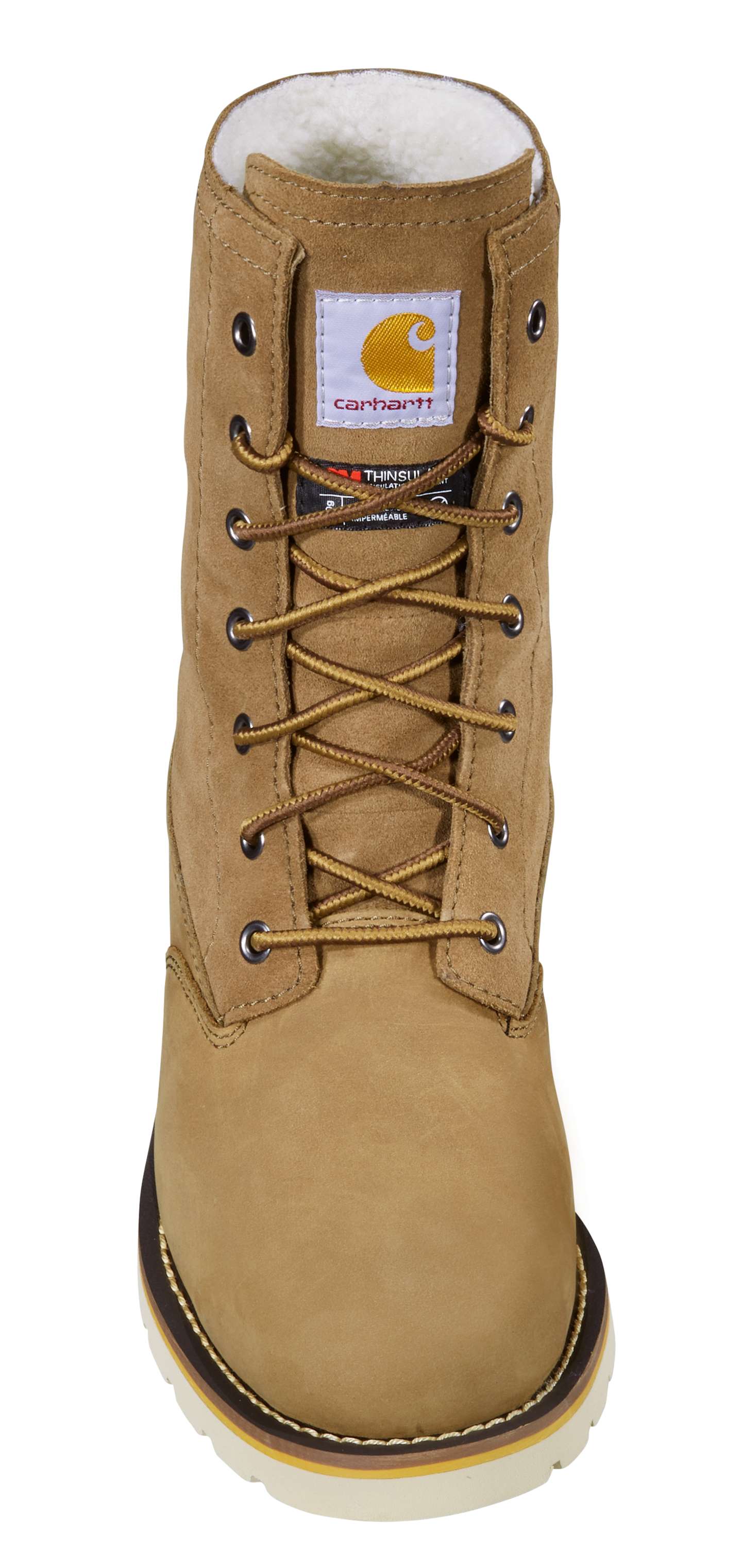 Женские ботинки Carhartt 8" Waterproof Insulated Wedge Fold Down Winter Boot, цвет: Hickory — фото 5