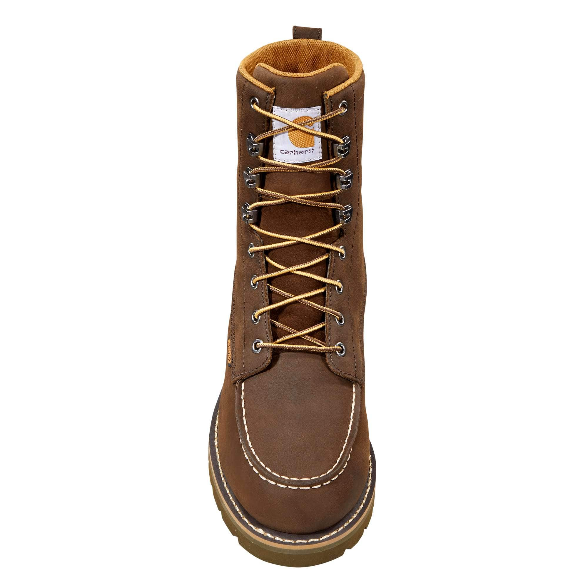 Waterproof 8" Moc Toe Wedge Boot