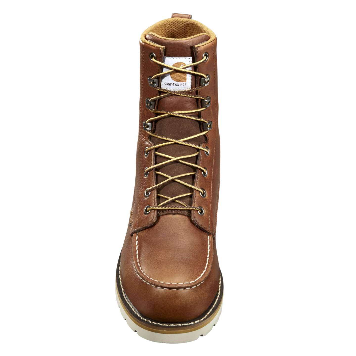 Мужские ботинки Carhartt Waterproof 8" Moc Steel Toe Wedge Work, цвет: Redwood — фото 2