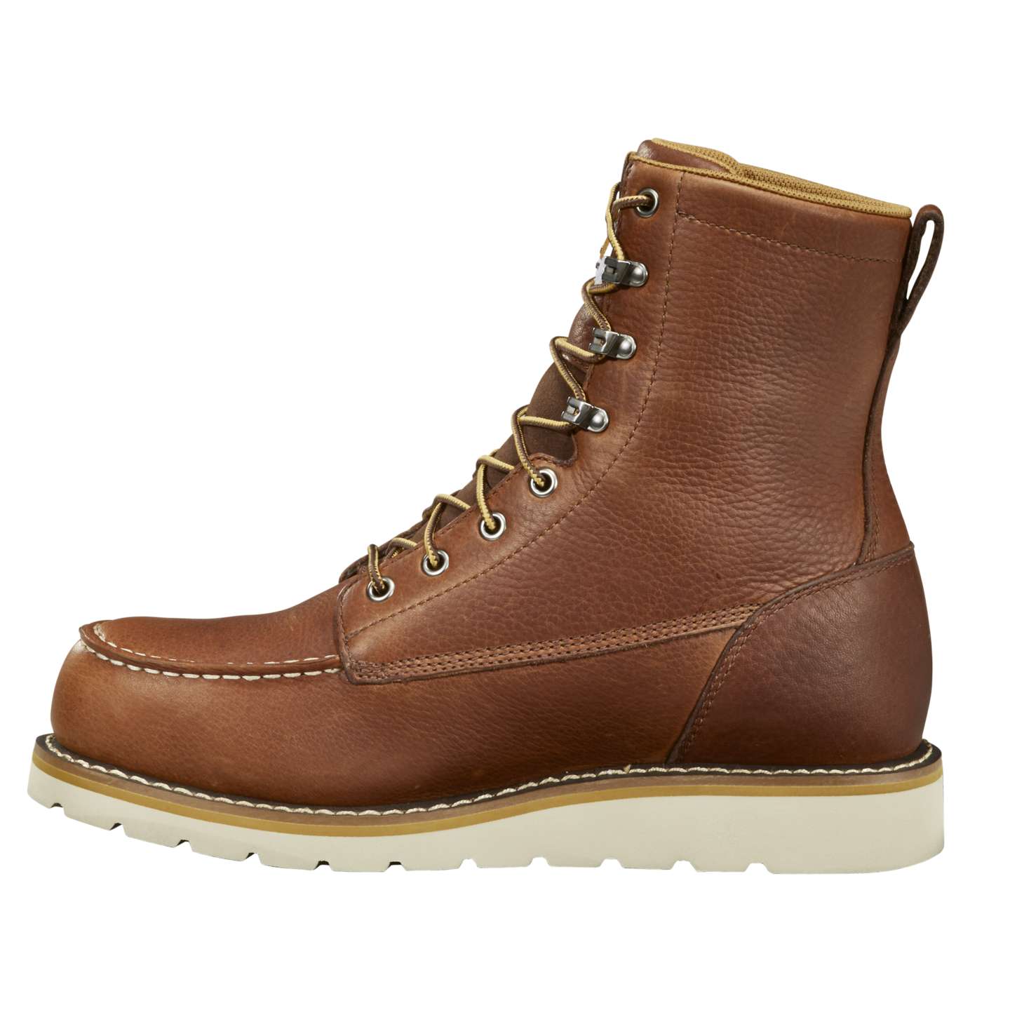 Мужские ботинки Carhartt Waterproof 8" Moc Steel Toe Wedge Work, цвет: Redwood — фото 5
