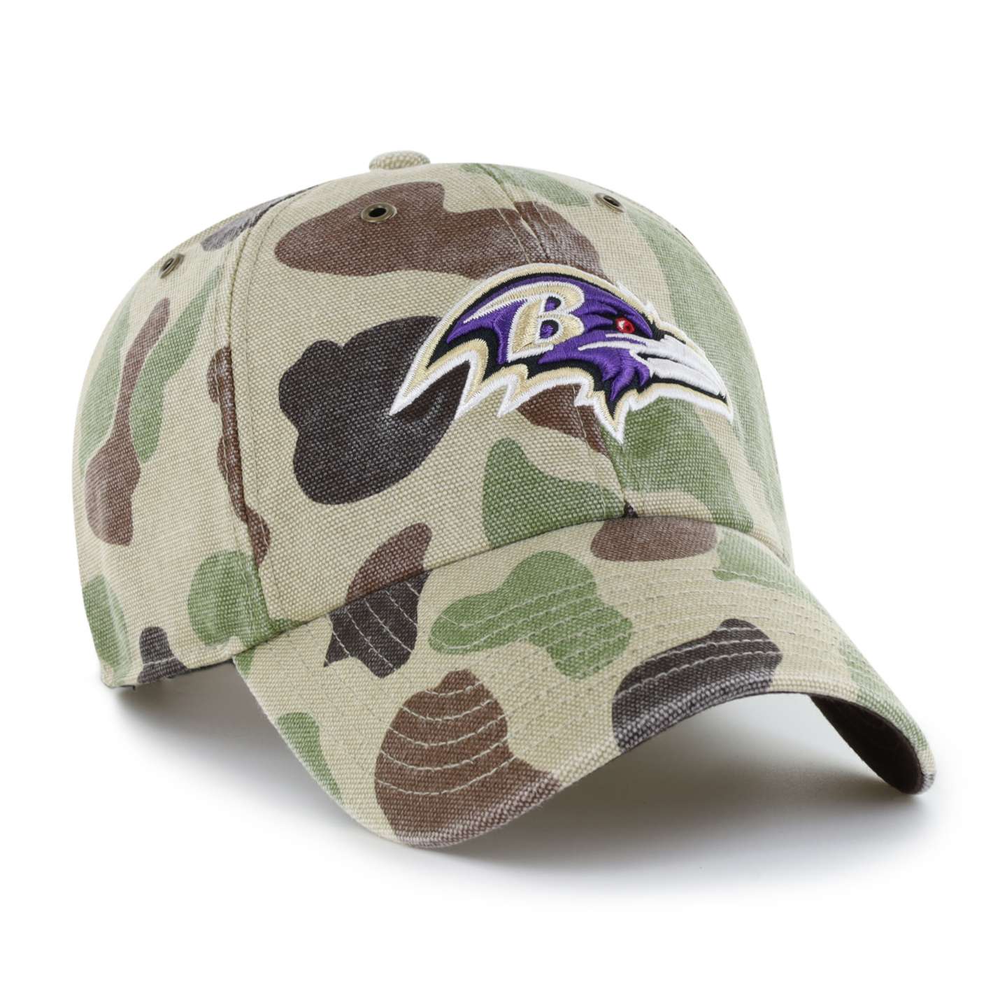 Бейсболка '47 Baltimore Ravens Camo Clean Up для Carhartt, цвет: Камуфляжный — фото 4