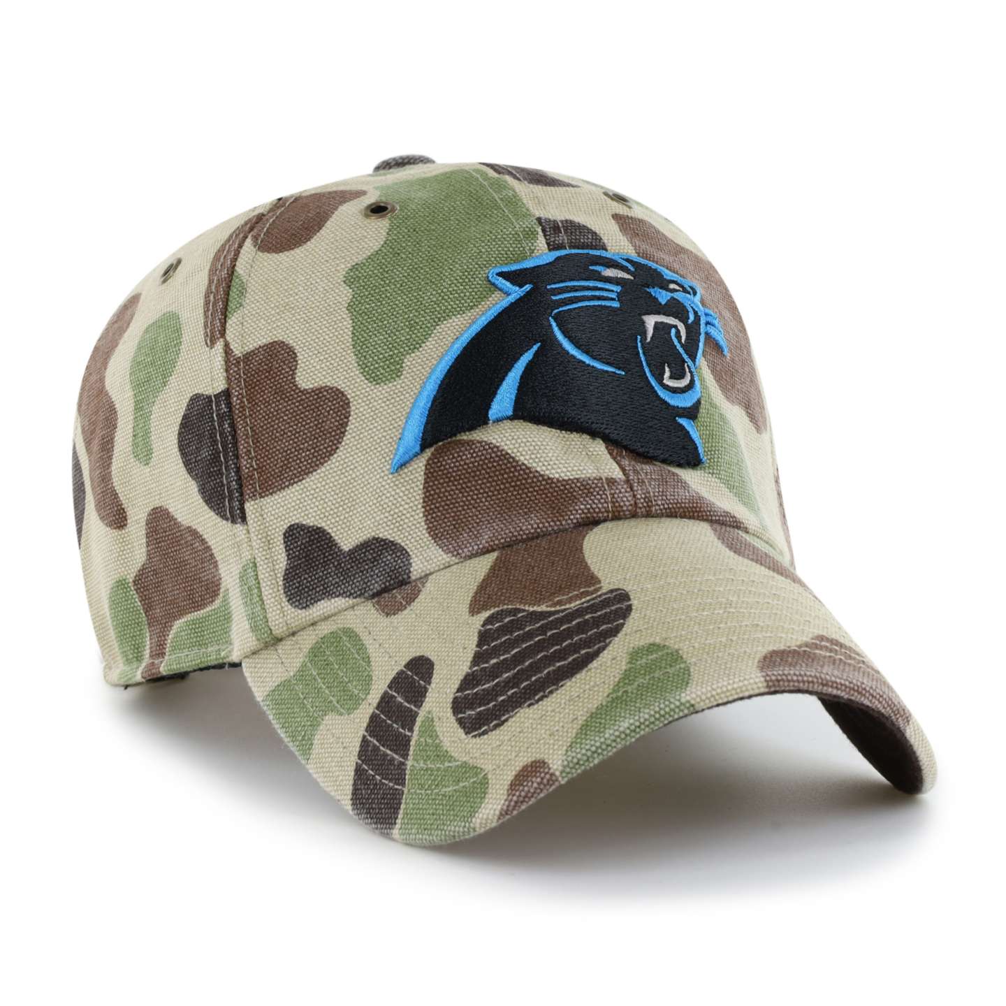Бейсболка '47 Carolina Panthers Camo Clean Up для Carhartt, камуфляж, цвет: Камуфляжный — фото 4