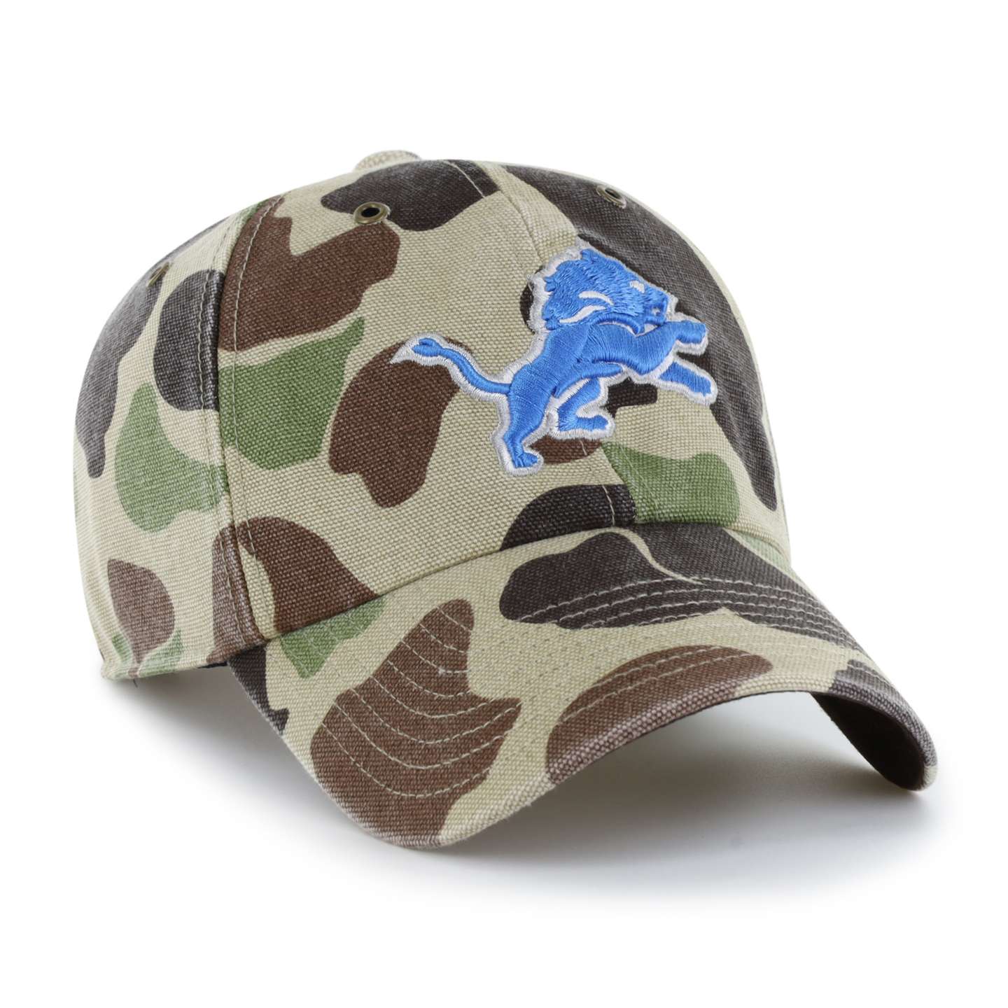 Мужская бейсболка '47 Detroit Lions Camo Clean Up для Carhartt, цвет: Камуфляжный — фото 4