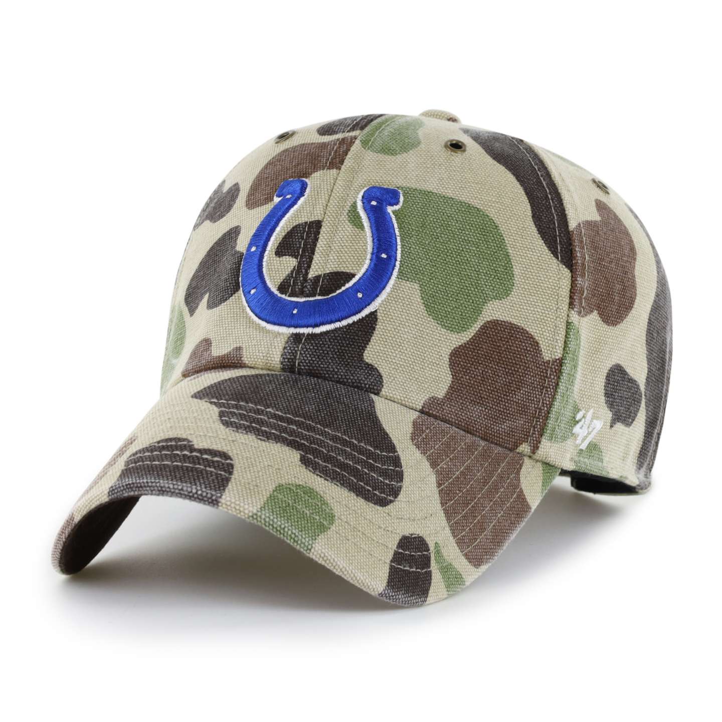 Мужская бейсболка '47 Indianapolis Colts Camo Clean Up для Carhartt, цвет: Камуфляжный — фото 1