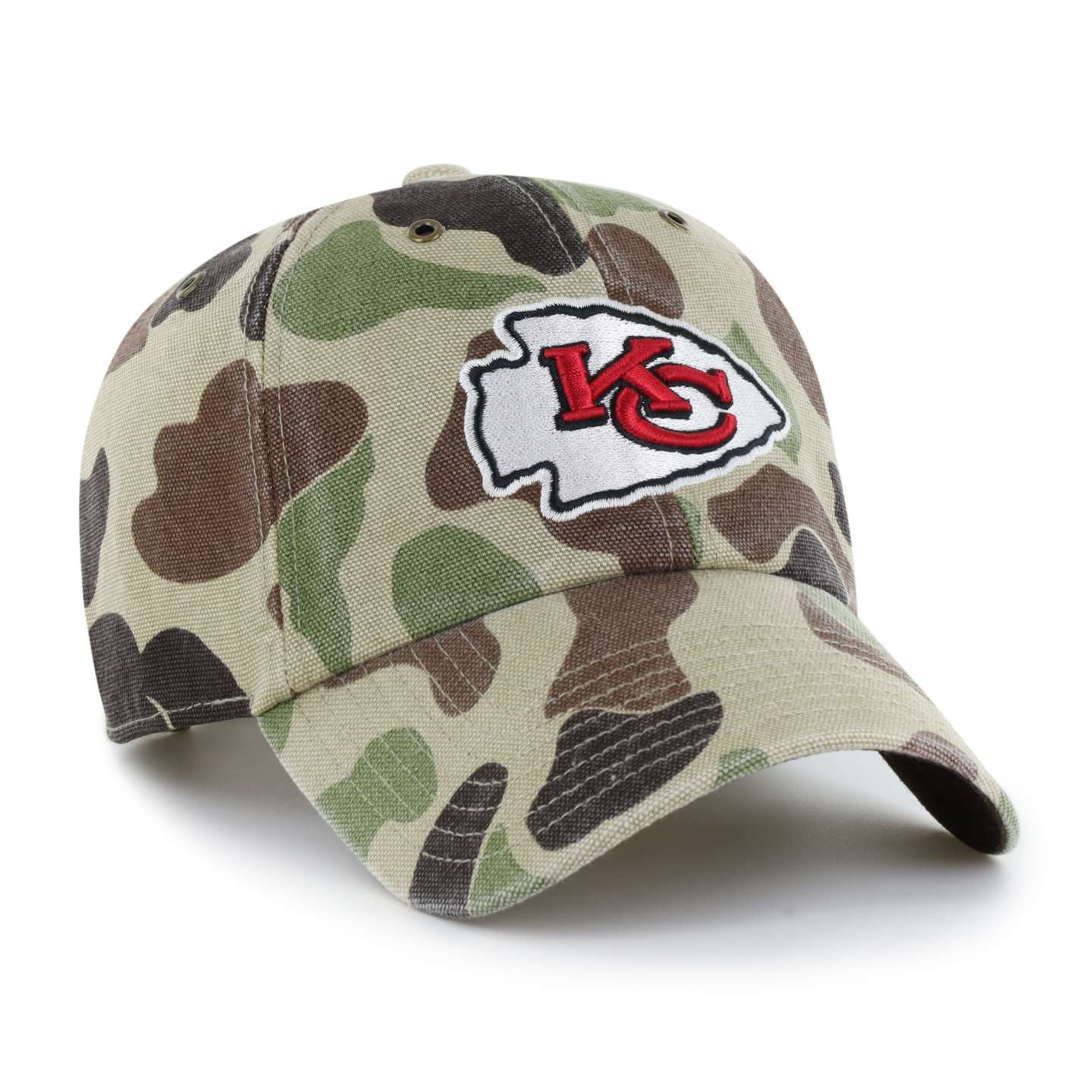 Мужская бейсболка '47 Kansas City Chiefs Camo Clean Up для Carhartt, цвет: Камуфляжный — фото 4
