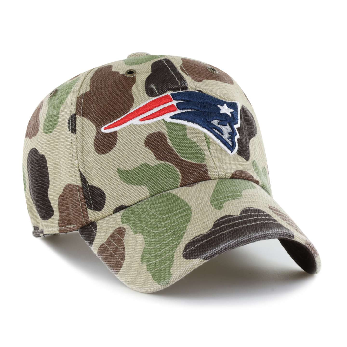 Мужская бейсболка '47 New England Patriots Camo Clean Up для Carhartt, цвет: Камуфляжный — фото 4