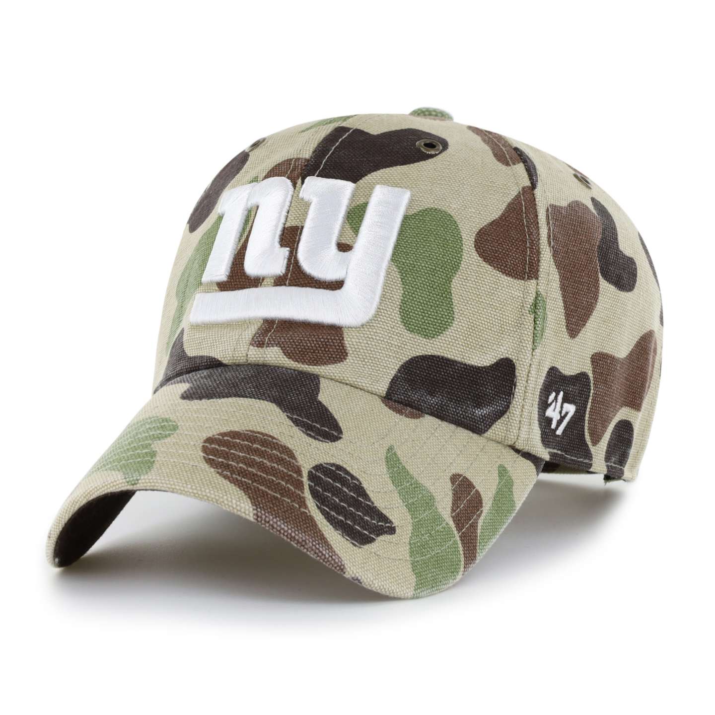 Мужская бейсболка '47 New York Giants Camo Clean Up для Carhartt, цвет: Камуфляжный — фото 1