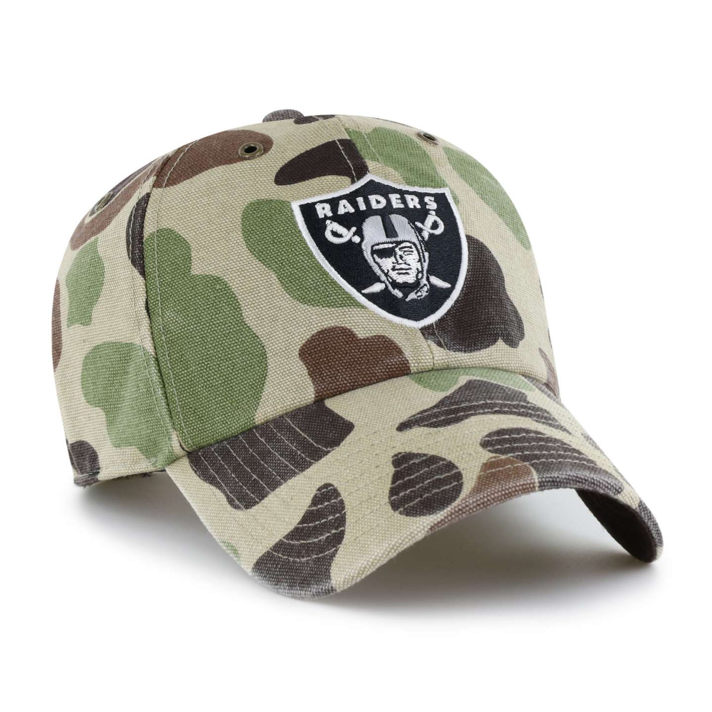 Мужская бейсболка '47 Las Vegas Raiders Camo Clean Up для Carhartt, цвет: Камуфляжный — фото 4