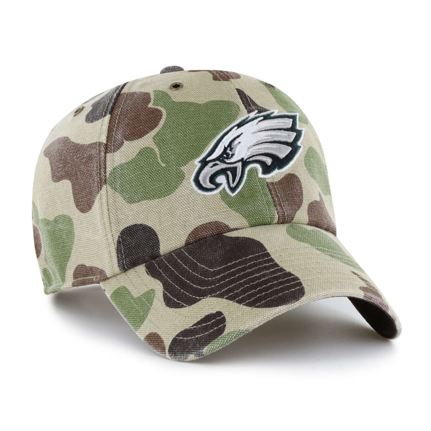 Мужская бейсболка '47 Philadelphia Eagles Camo Clean Up для Carhartt, цвет: Камуфляжный — фото 4