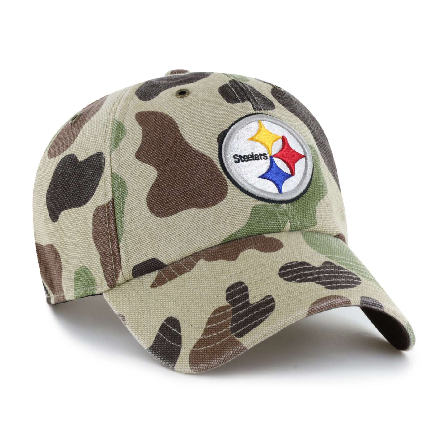 Бейсболка Carhartt Pittsburgh Steelers '47 Clean Up, камуфляжная, цвет: Камуфляжный — фото 4
