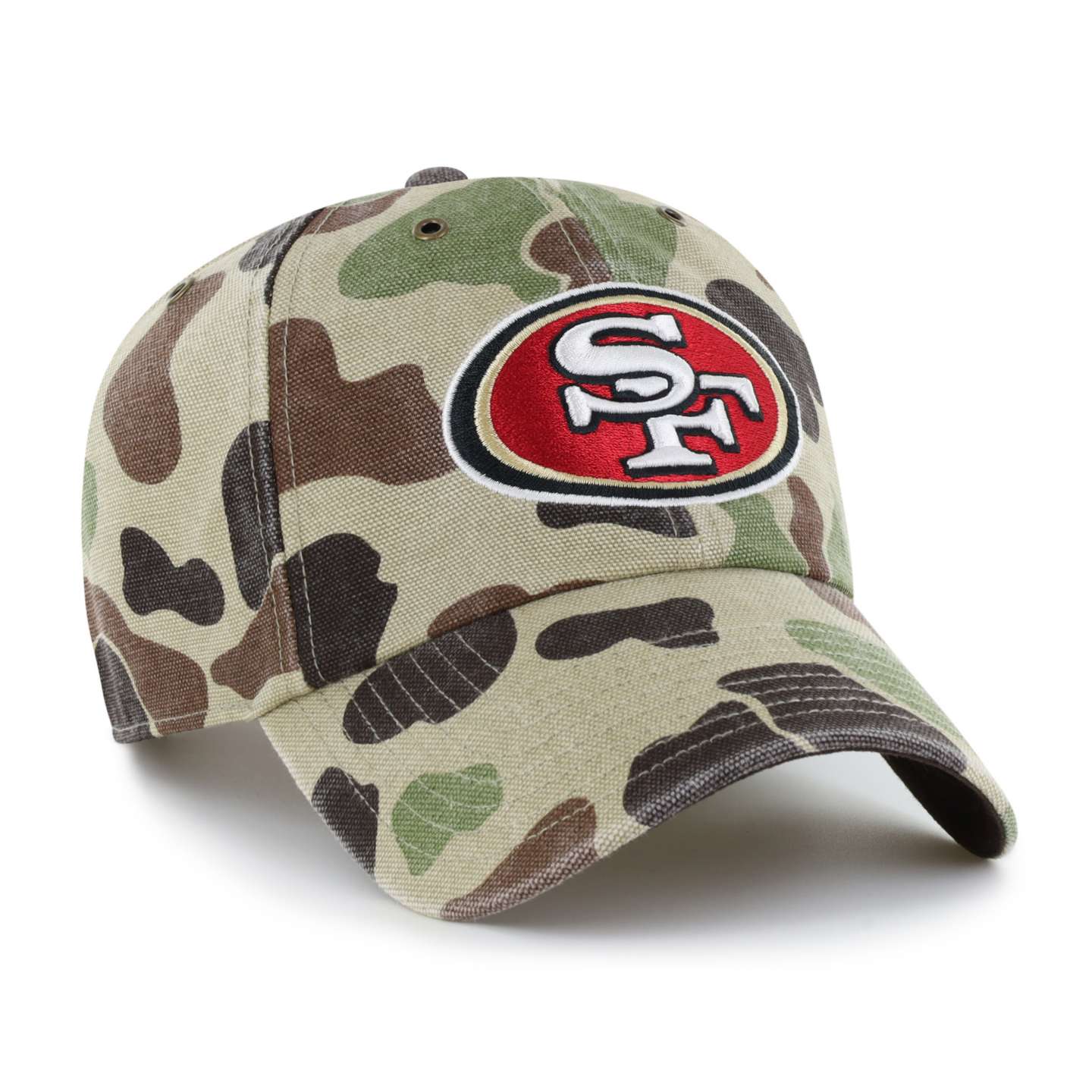 Мужская бейсболка '47 San Francisco 49ers Camo Clean Up для Carhartt, цвет: Камуфляжный — фото 4