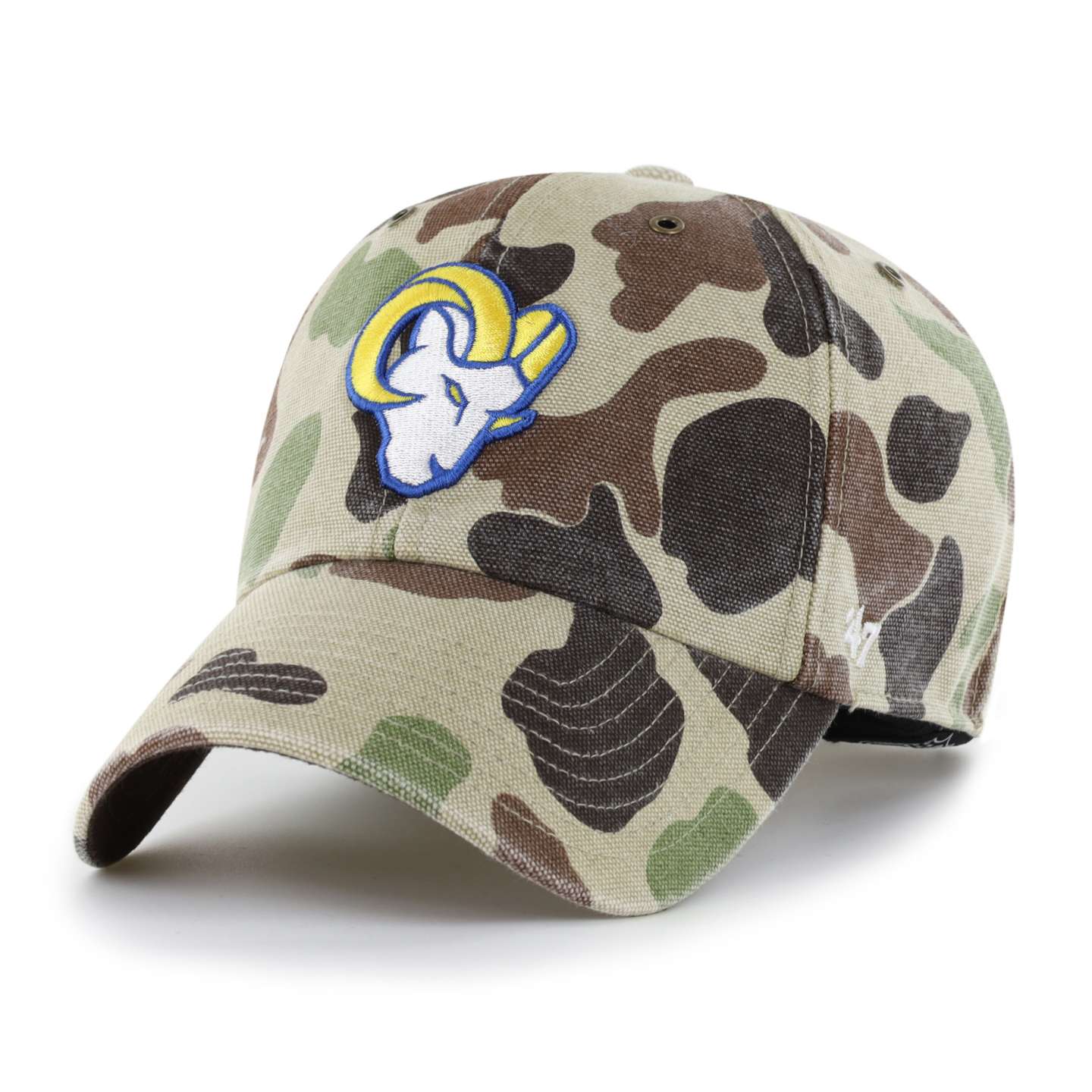 Мужская бейсболка '47 Los Angeles Rams Camo Clean Up для Carhartt, цвет: Камуфляжный — фото 1