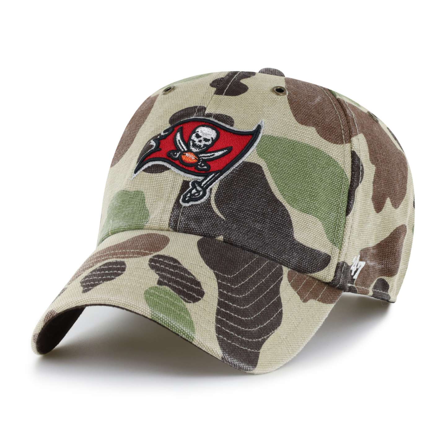 Мужская бейсболка '47 Tampa Bay Buccaneers Camo Clean Up для Carhartt, цвет: Камуфляжный — фото 1