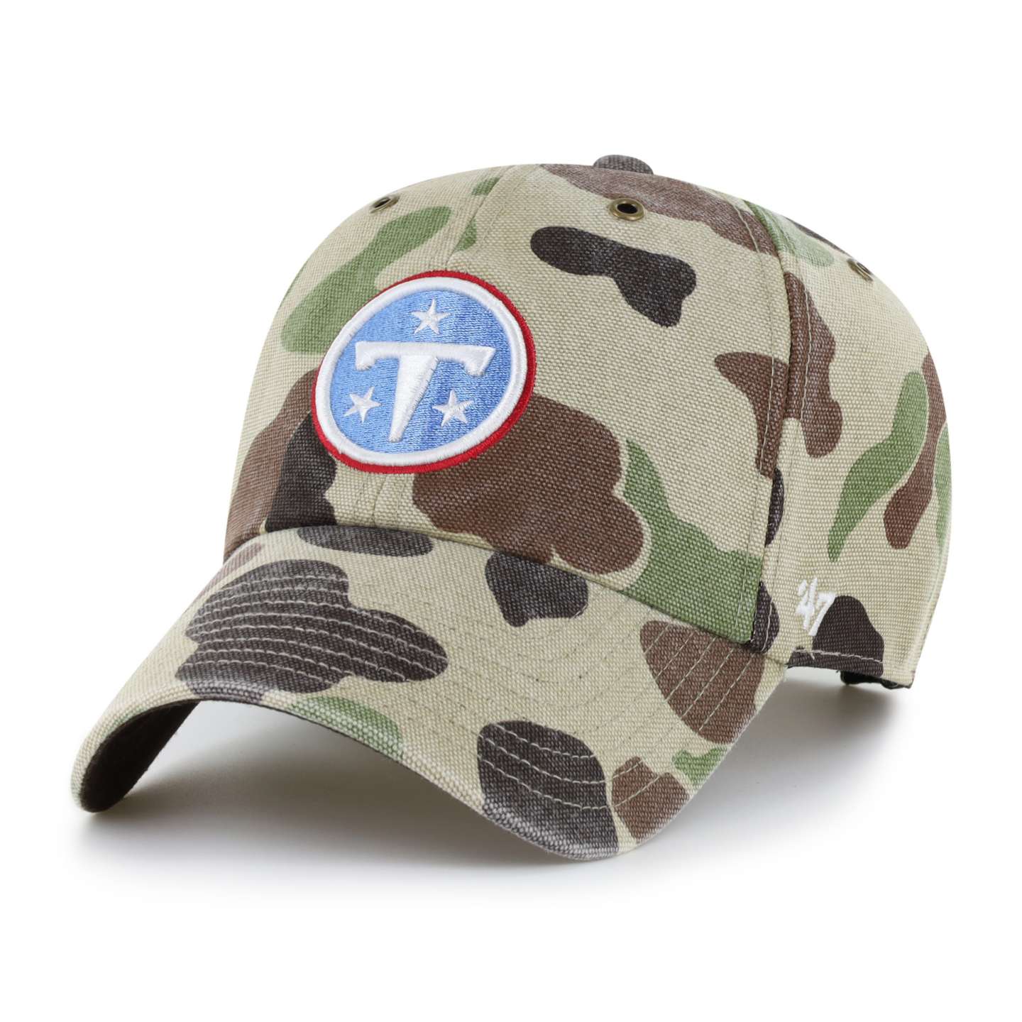 Мужская бейсболка '47 Tennessee Titans Camo Clean Up для Carhartt, цвет: Камуфляжный — фото 1