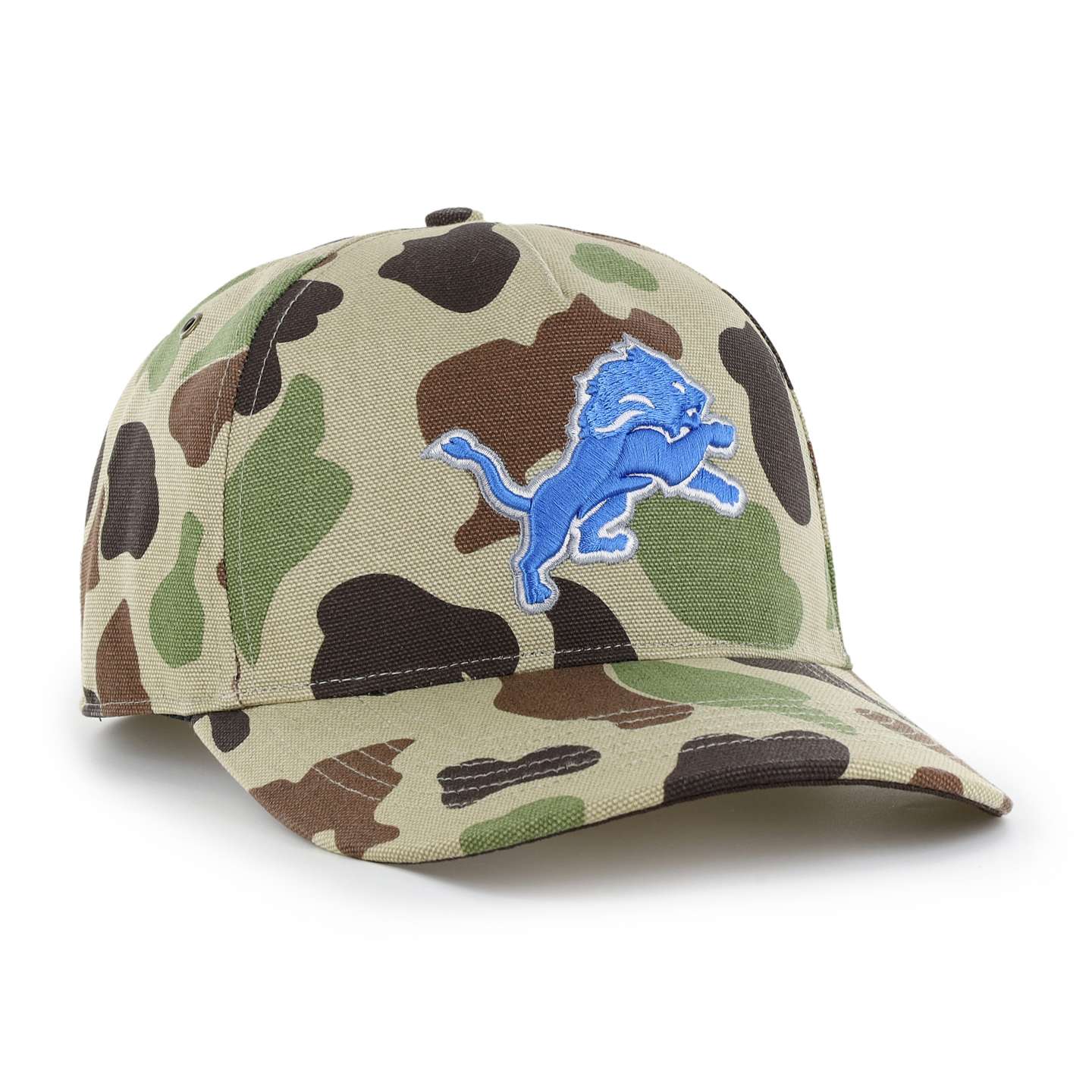 Мужская бейсболка '47 Detroit Lions Camo Hitch для Carhartt, свободный крой, цвет: Камуфляжный — фото 4