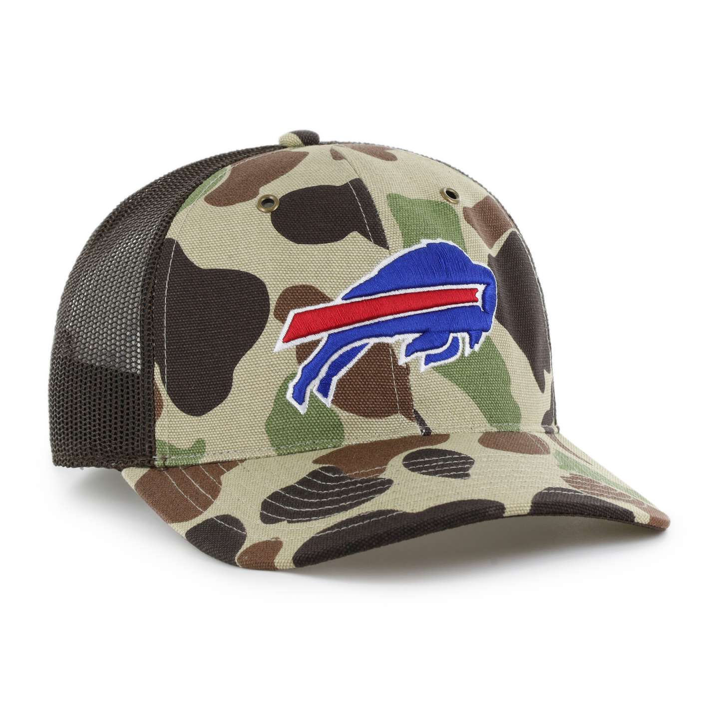 Кепка-тракер '47 Buffalo Bills Camo Trucker для Carhartt, Relaxed Fit, цвет: Камуфляжный — фото 4