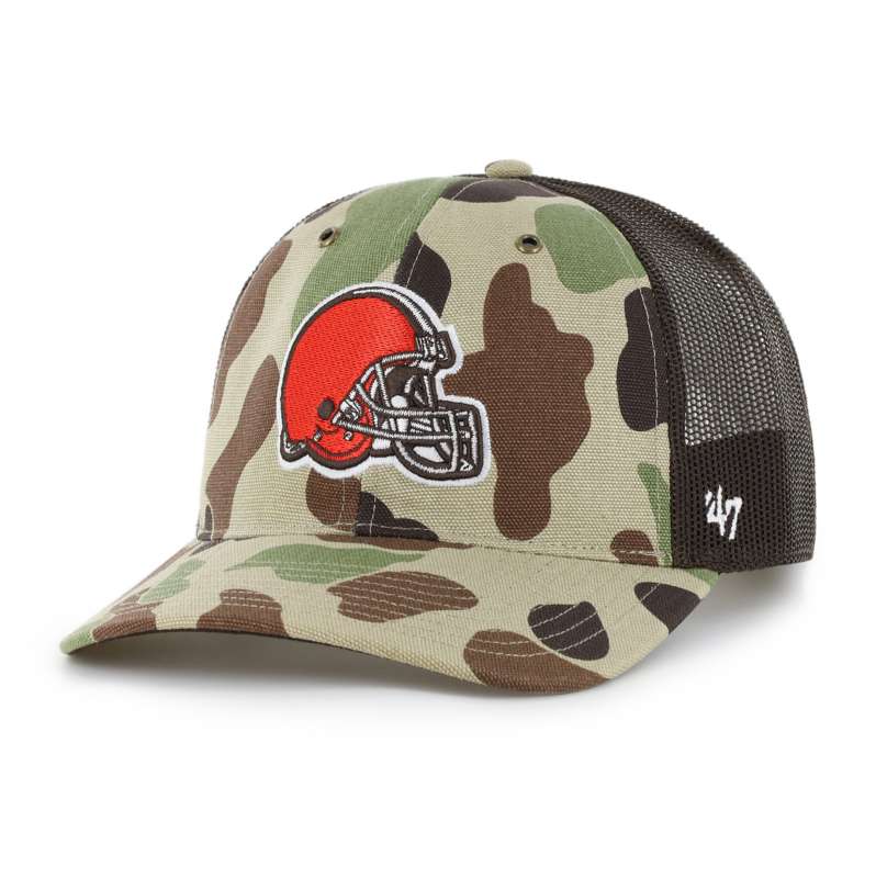 Carhartt  1972 Duck Camo Cleveland Browns '47 Camo Trucker Relaxed Fit