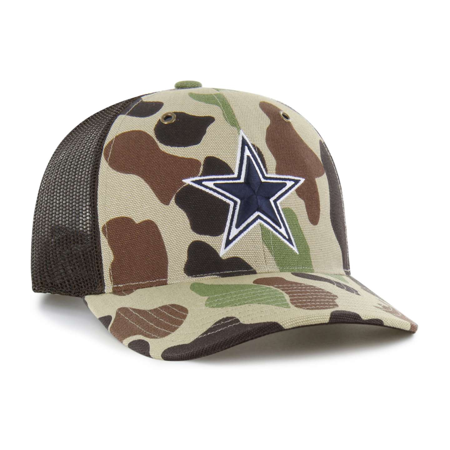 Кепка-тракер '47 Dallas Cowboys Camo Trucker для Carhartt, Relaxed Fit, цвет: Камуфляжный — фото 4