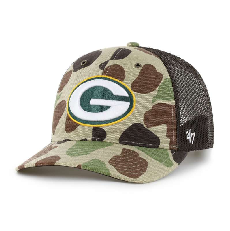 Carhartt  1972 Duck Camo Green Bay Packers '47 Camo Trucker Relaxed Fit