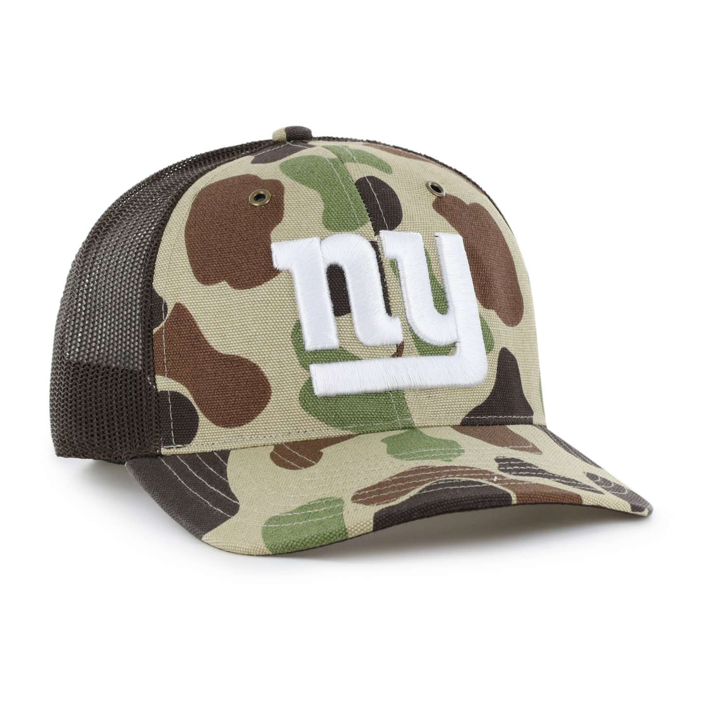 Мужская кепка-тракер '47 New York Giants Camo Trucker для Carhartt, свободный крой, цвет: Камуфляжный — фото 4