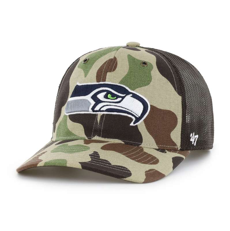 Carhartt  1972 Duck Camo Seattle Seahawks '47 Camo Trucker Relaxed Fit
