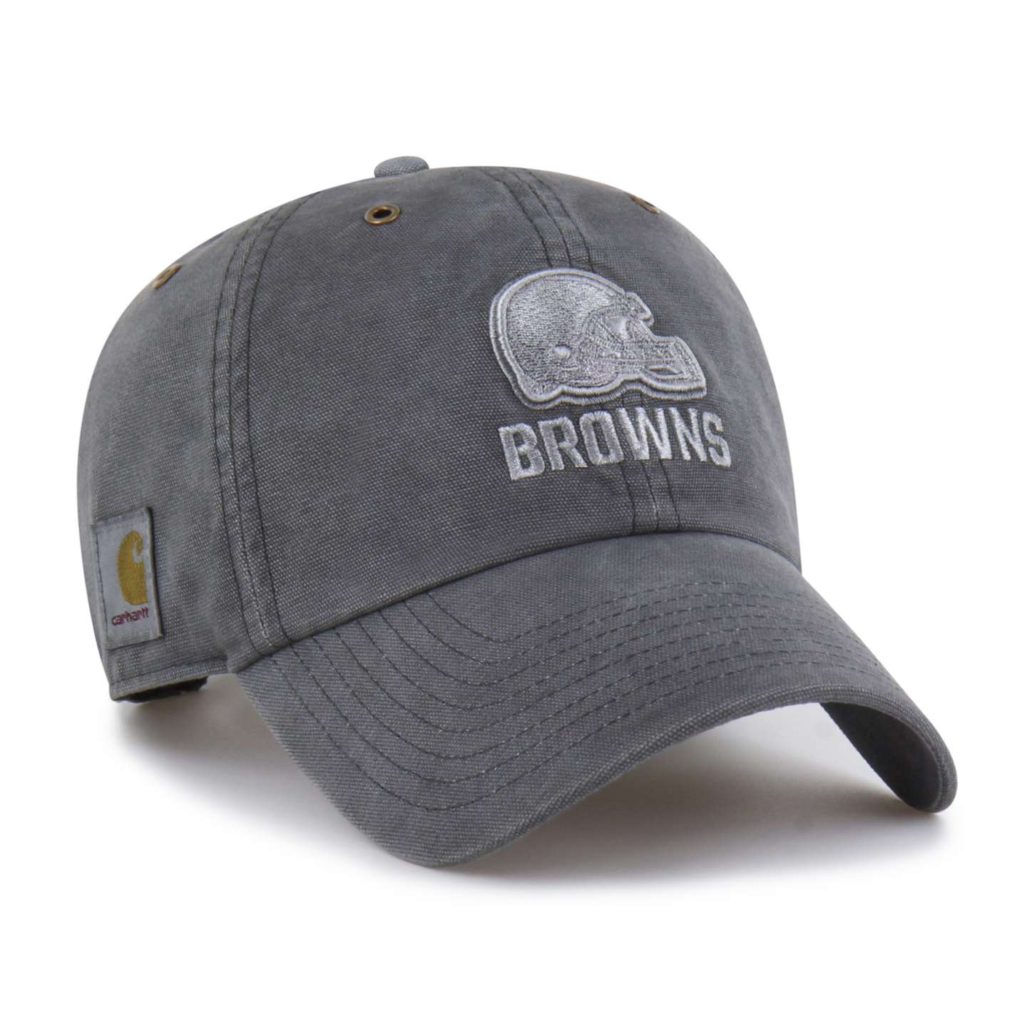 Окрашенная бейсболка '47 Cleveland Browns Clean Up для Carhartt, цвет: Теневой — фото 4