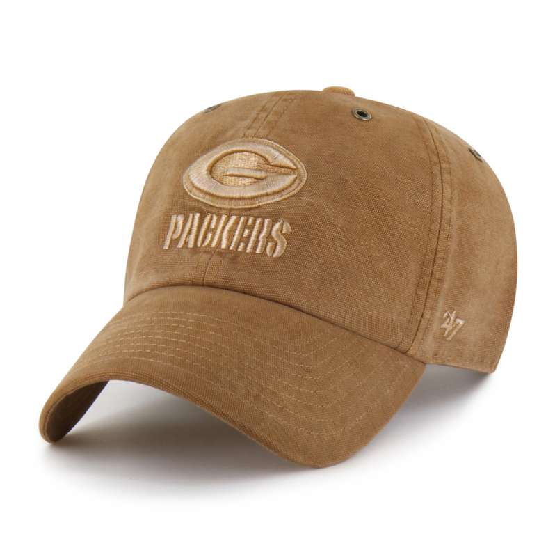 Carhartt  Worn Brown Green Bay Packers '47 Dyed Clean Up