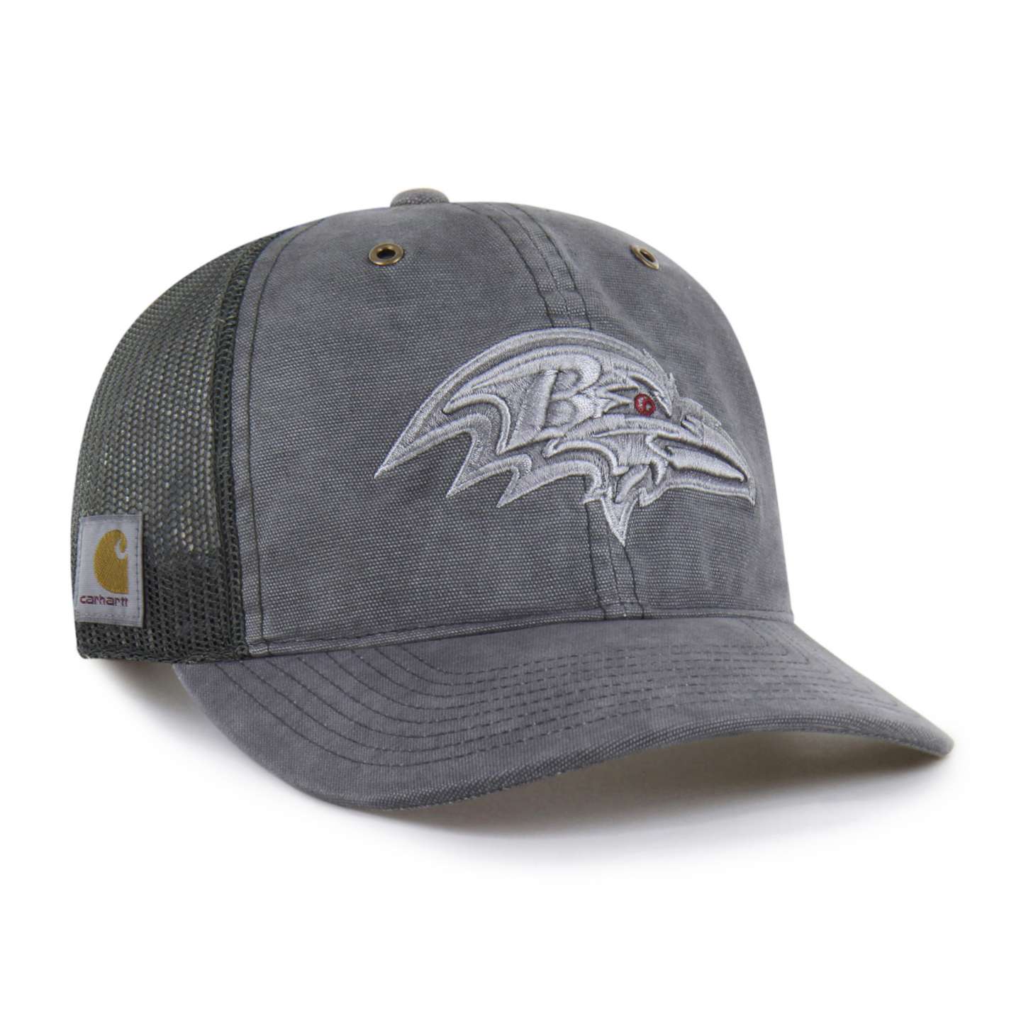 Бейсболка-тракер '47 Baltimore Ravens свободной посадки, окрашенная, для Carhartt, цвет: Теневой — фото 4