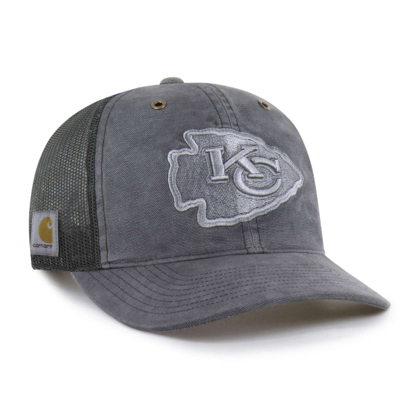 Бейсболка-тракер '47 Kansas City Chiefs свободной посадки, окрашенная, для Carhartt, цвет: Теневой — фото 4