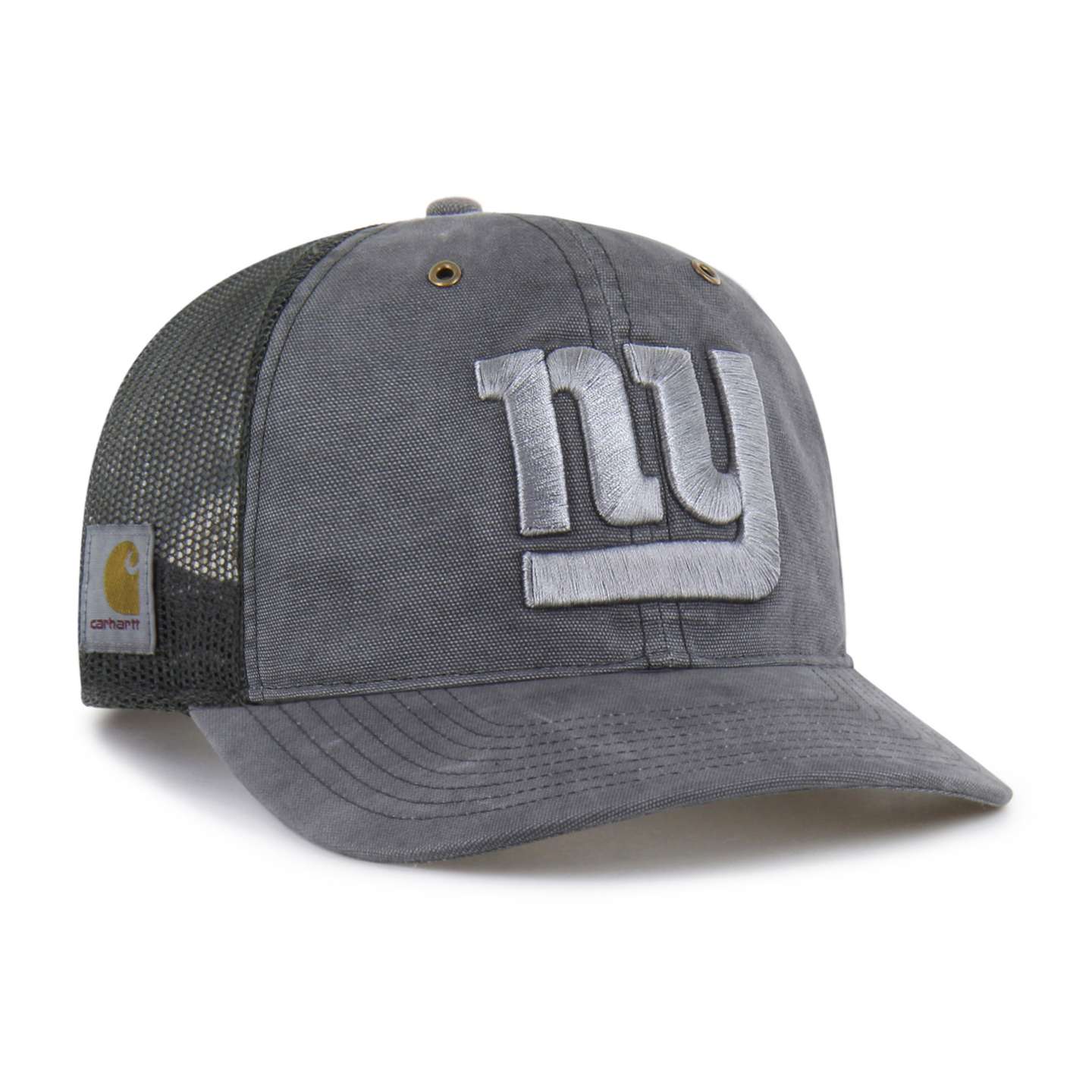 Кепка-тракер Carhartt New York Giants '47 Trucker, окрашенная, свободного кроя, цвет: Теневой — фото 4