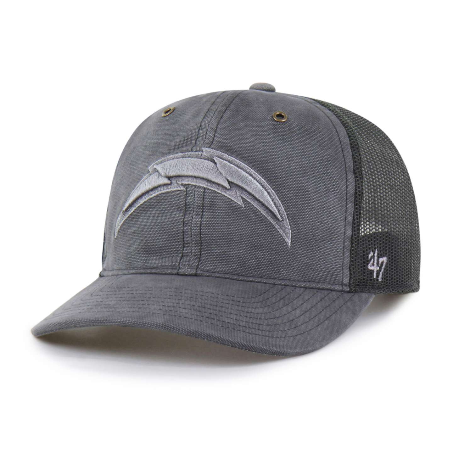 Бейсболка-тракер '47 Los Angeles Chargers свободной посадки, окрашенная, для Carhartt, цвет: Теневой — фото 1