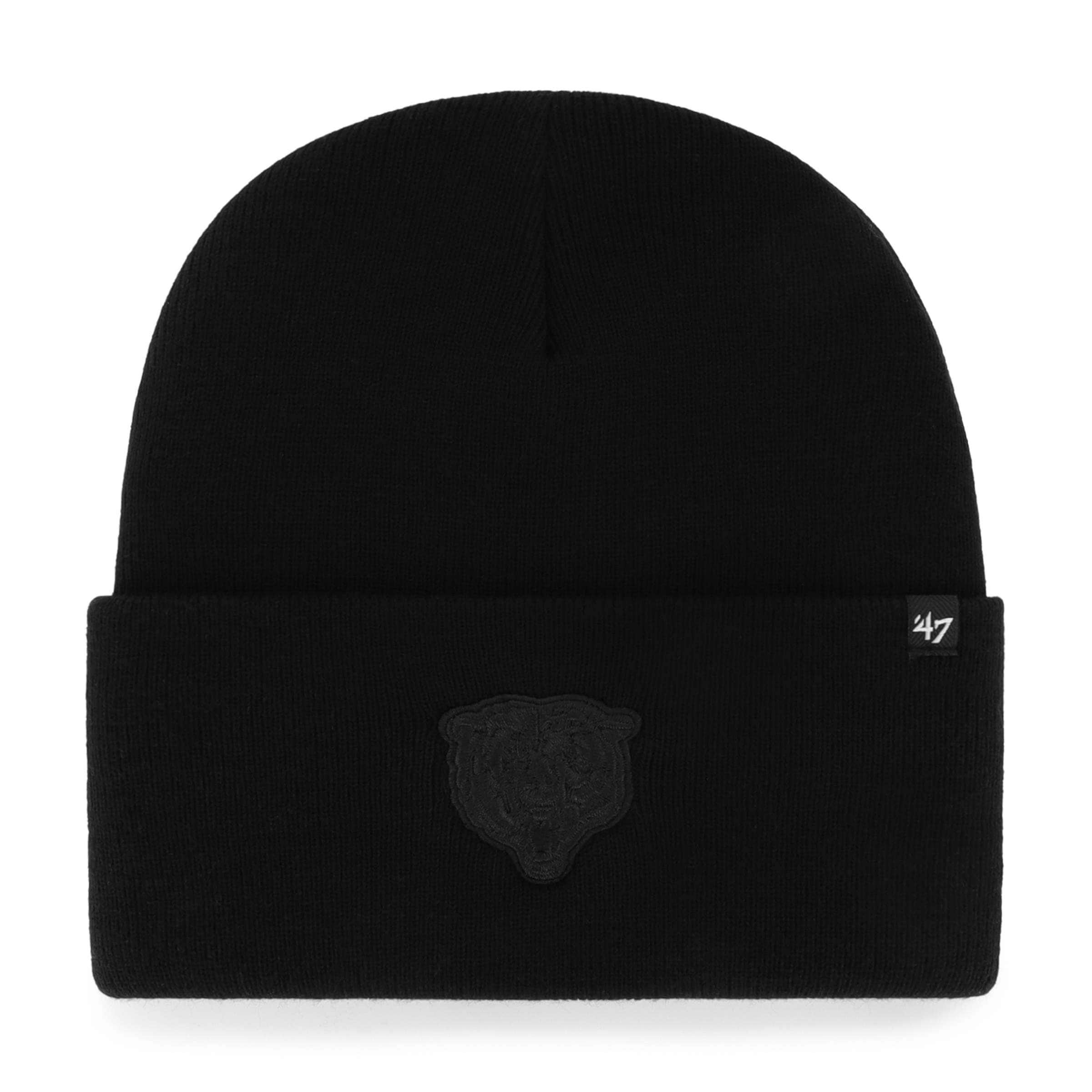 Men's Carhartt x '47 Black Chicago Bears Cuffed Knit Hat