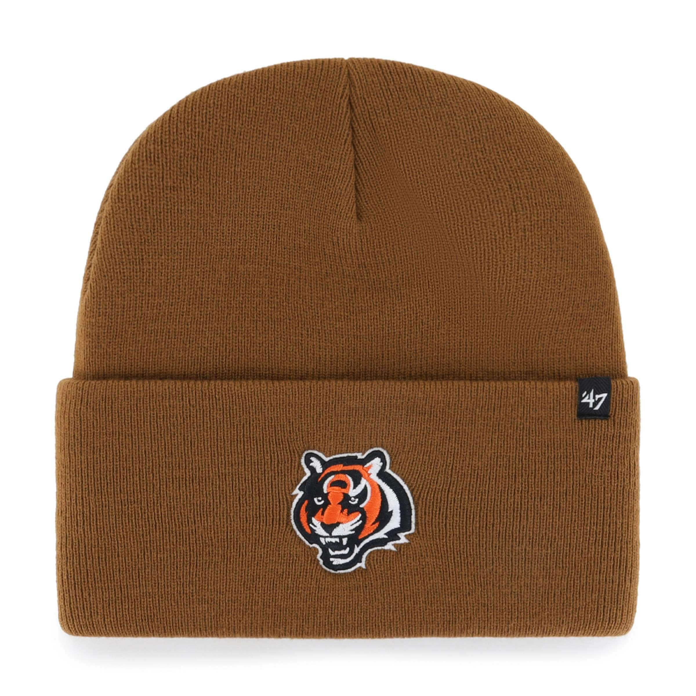 Men's Carhartt x '47 Brown Cincinnati Bengals Cuffed Knit Hat