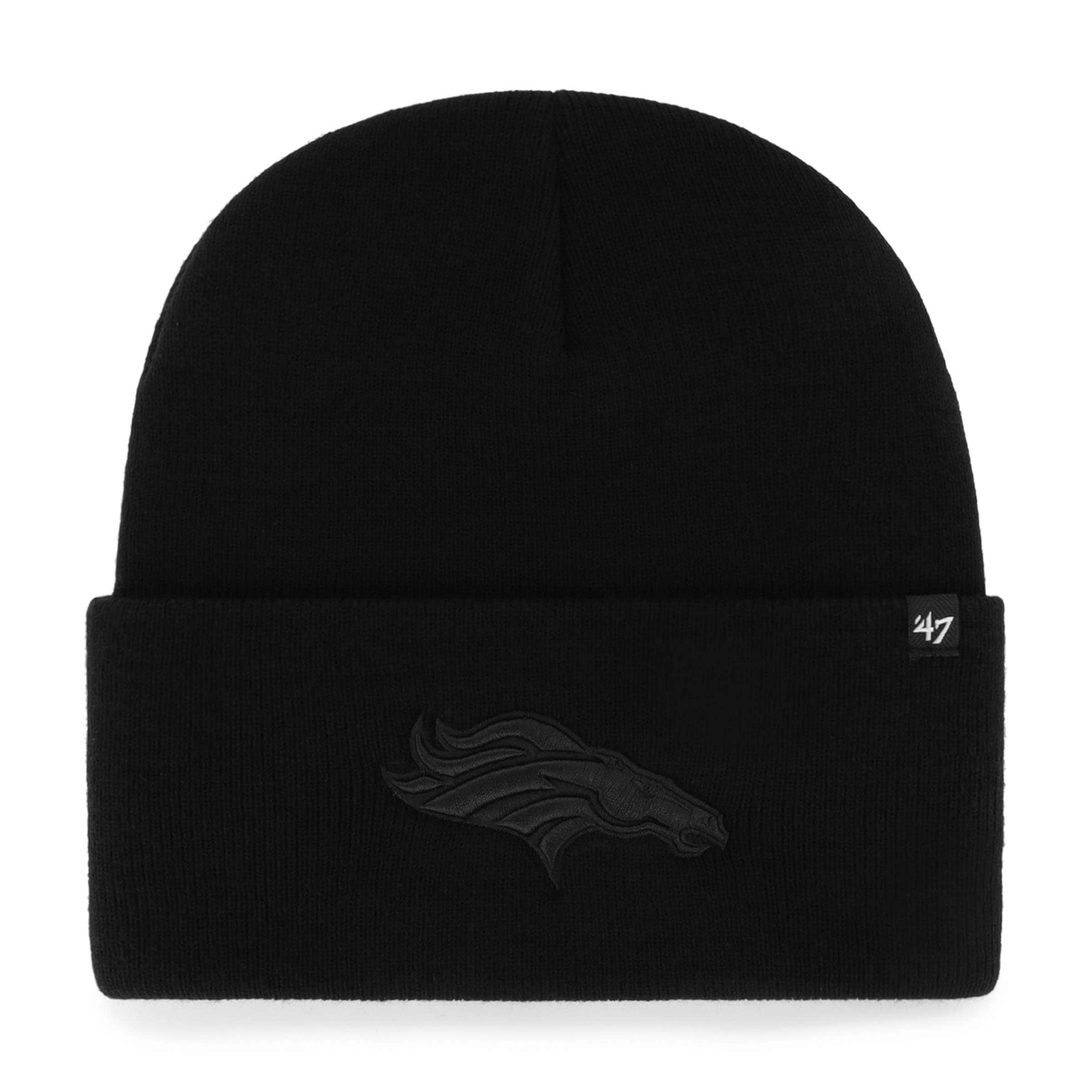 Men's Carhartt x '47 Black Denver Broncos Cuffed Knit Hat