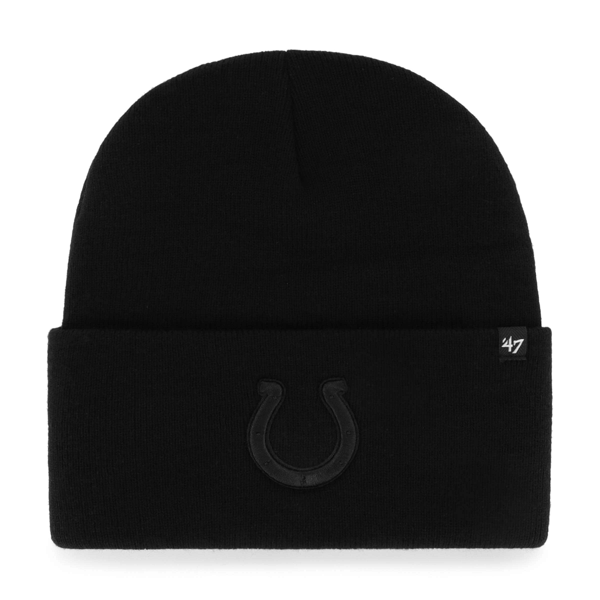 Men's Carhartt x '47 Black Indianapolis Colts Cuffed Knit Hat