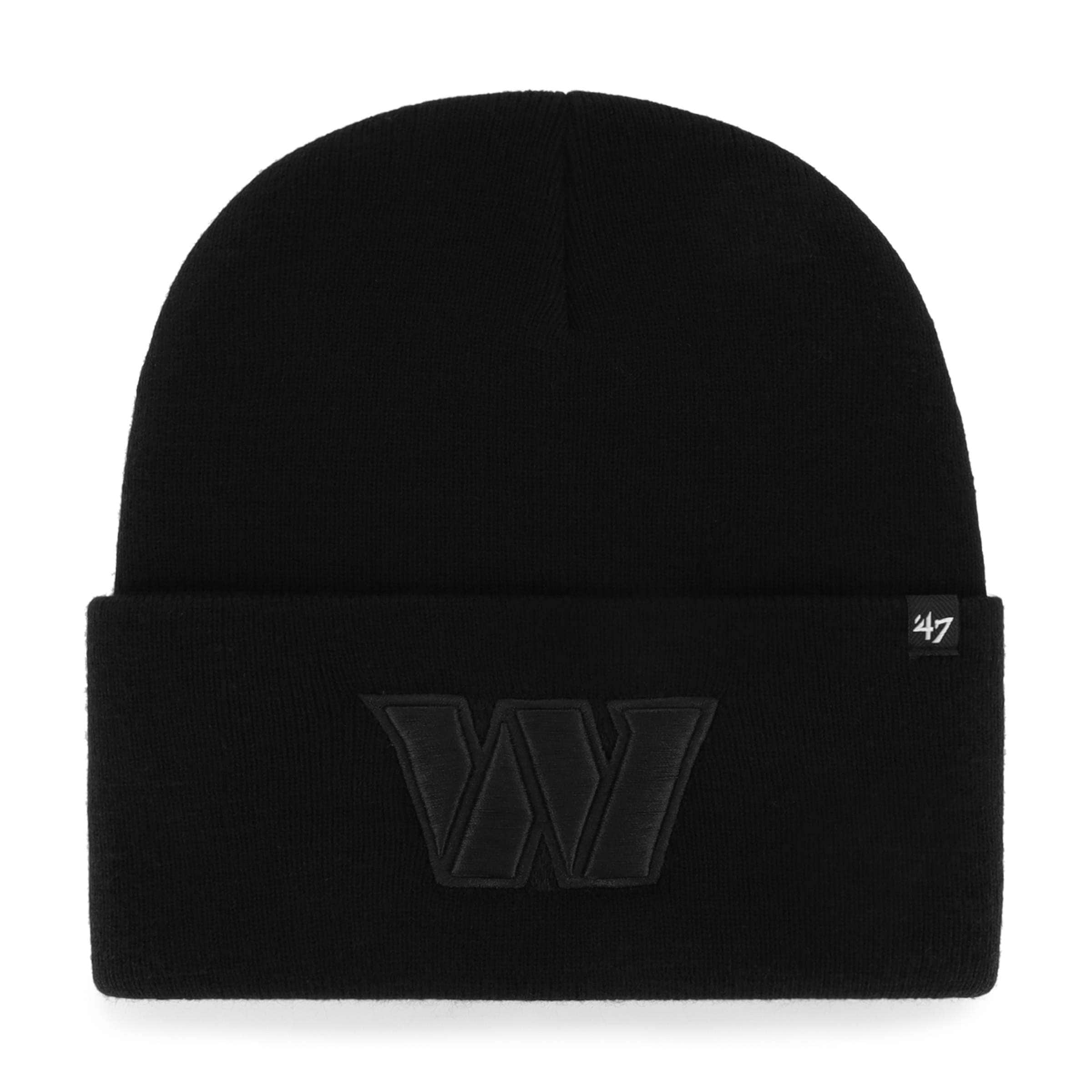 Men's Carhartt x '47 Black Washington Commanders Cuffed Knit Hat