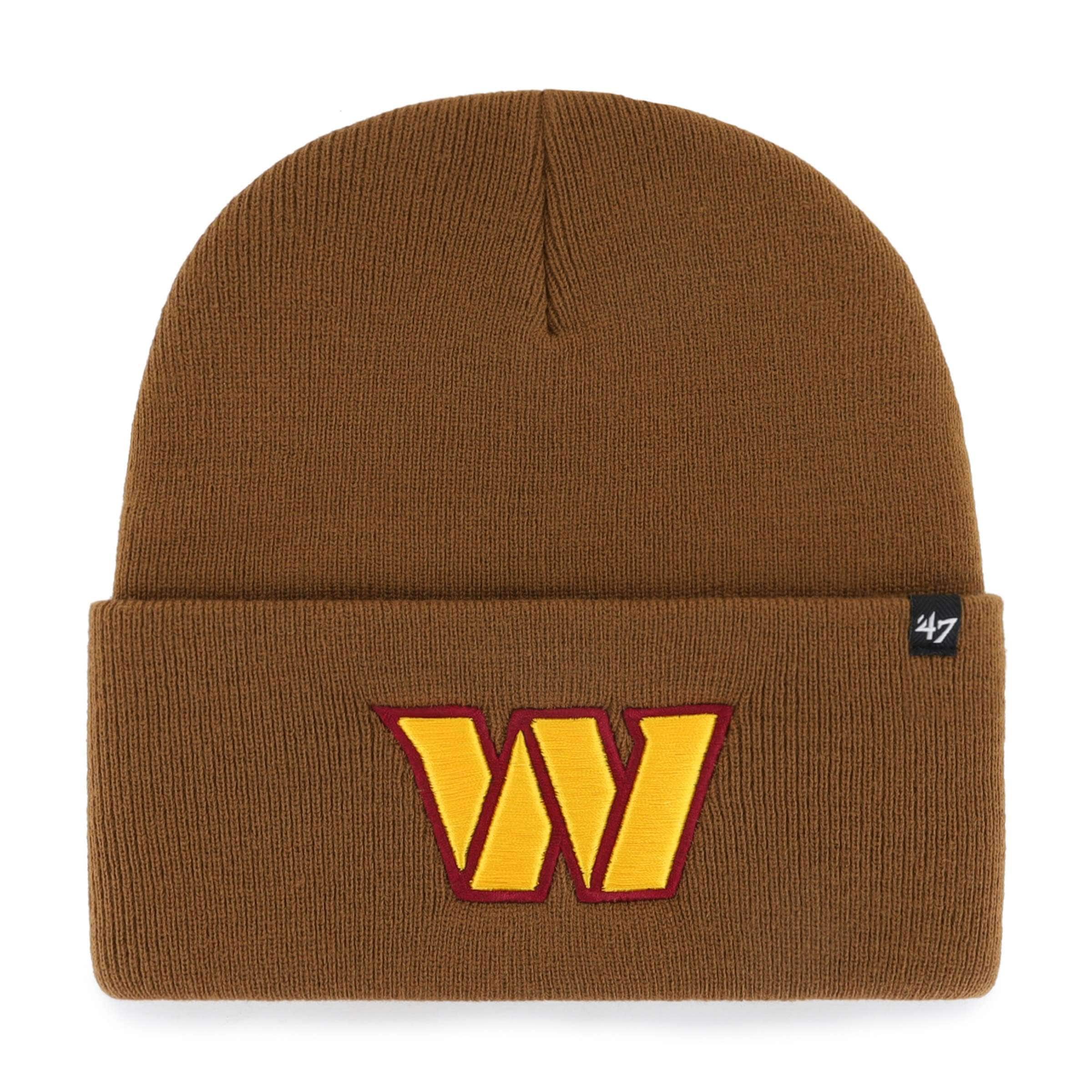 Men's Carhartt x '47 Brown Washington Commanders Cuffed Knit Hat