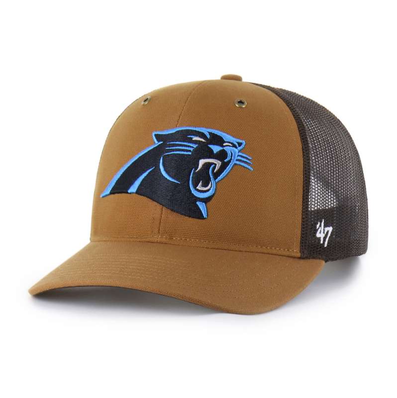 Carhartt  Carhartt Brown Carolina Panthers '47 Trucker Relaxed Fit