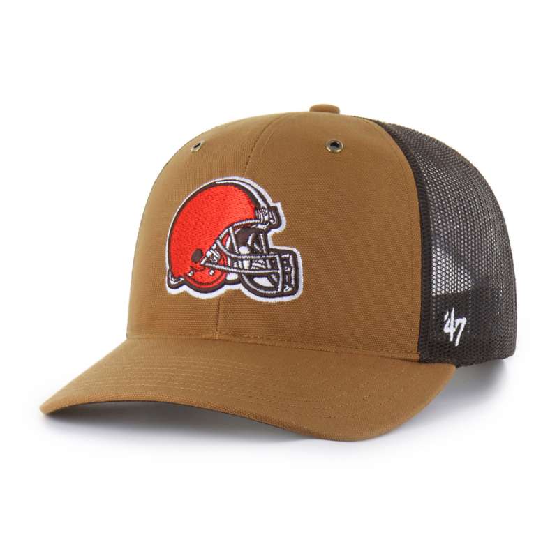 Carhartt  Carhartt Brown Cleveland Browns '47 Trucker Relaxed Fit