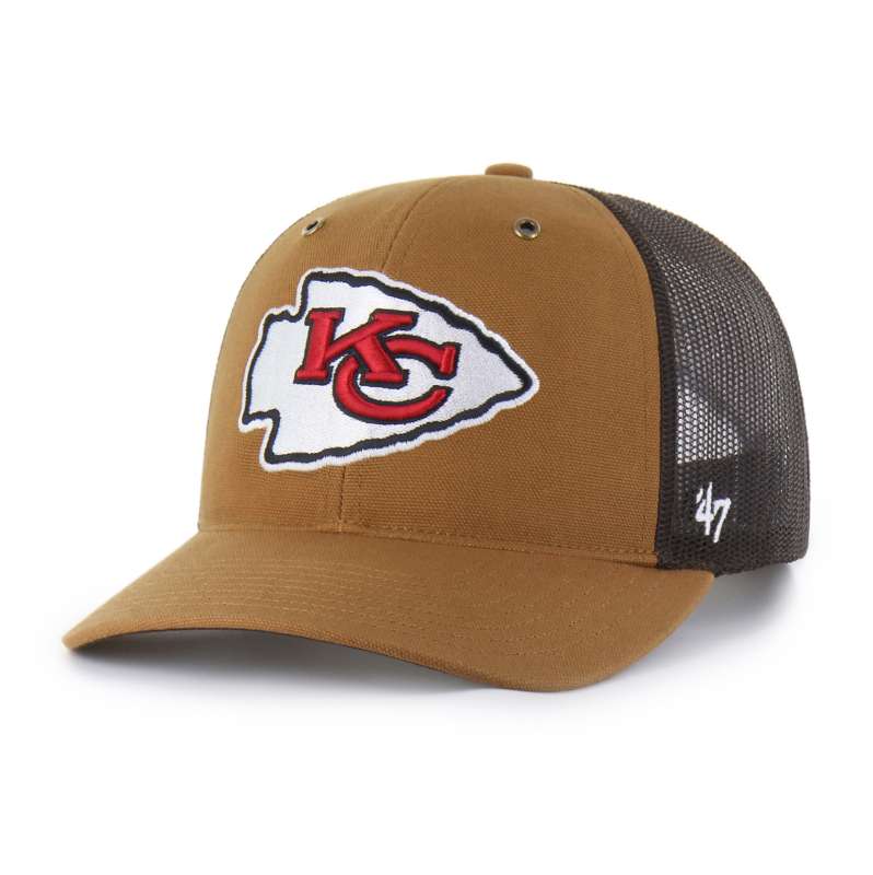 Carhartt  Carhartt Brown Kansas City Chiefs '47 Trucker Relaxed Fit