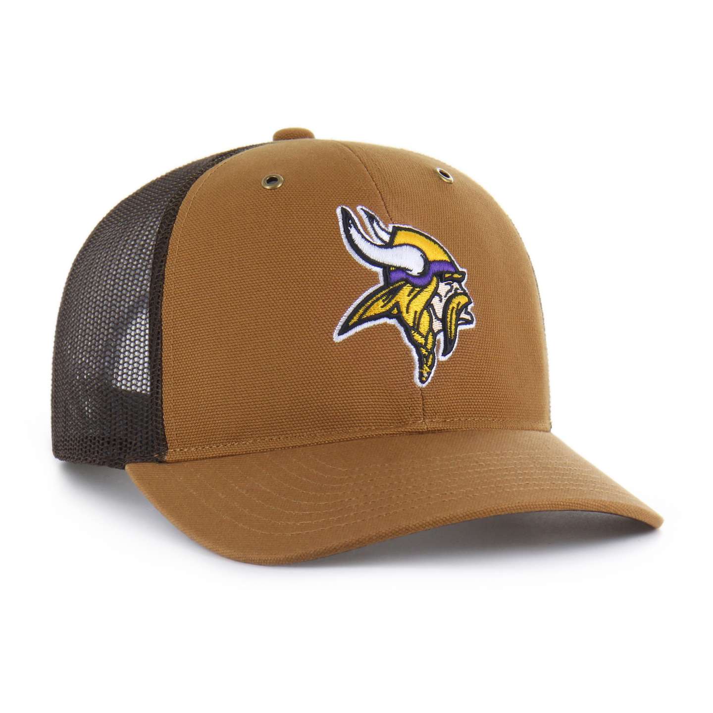 Бейсболка-тракер '47 Minnesota Vikings свободной посадки для Carhartt, цвет: Коричневый — фото 4