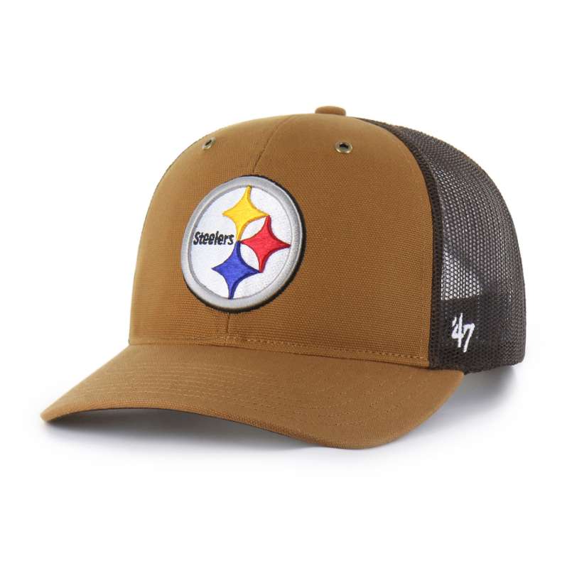 Carhartt  Carhartt Brown Pittsburgh Steelers '47 Trucker Relaxed Fit