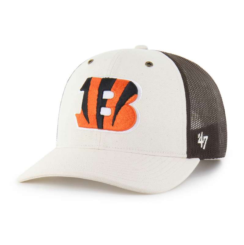 Carhartt  Natural Cincinnati Bengals '47 Undyed Trucker Relaxed Fit