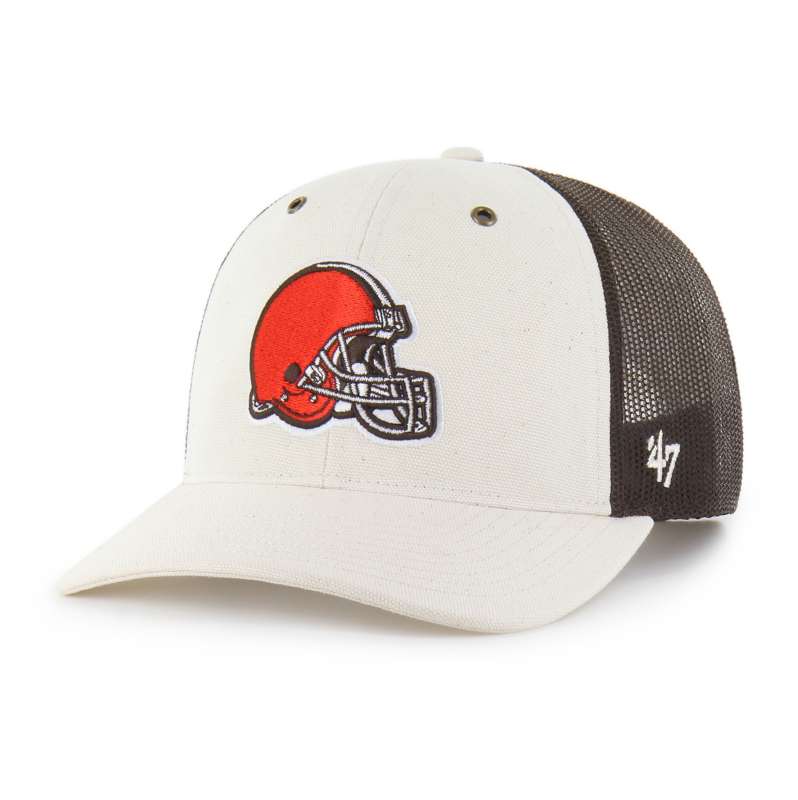 Carhartt  Natural Cleveland Browns '47 Undyed Trucker Relaxed Fit